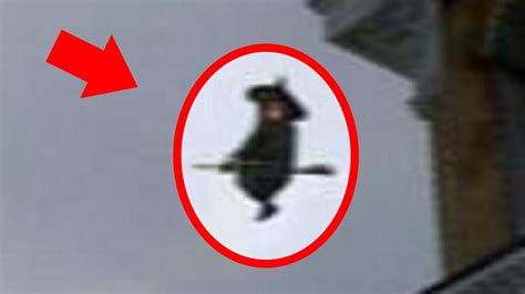 Frightening Image: Witch Spotted Floating 12 Feet Above Ground